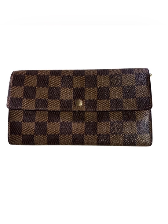 Louis Vuitton Handbags - Vintage 1997 Louis Vuitton Sarah Wallet Damier Ebene - READ DESCRIPTION
